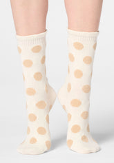 Short Socks Velvet Dots - Wool White - Wool | Oroblù