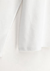 Maglia Polo Manica Lunga in Cotone e Modal Perfect Line Cotton - Bianco - White | Oroblù
