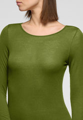 Maglia Manica Lunga in Micromodal e Cashmere Perfect Cashmere - Botanic - Botanic | Oroblù