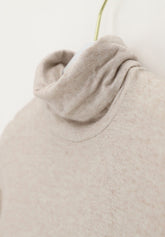 Maglia Dolcevita Manica Lunga in Micromodal e Cashmere Perfect Cashmere - Beige - Beige | Oroblù
