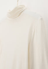 Maglia Dolcevita Manica Lunga in Micromodal e Cashmere Perfect Cashmere - Avorio - Ivory | Oroblù