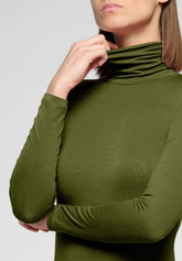 Maglia Dolcevita Manica Lunga in Micromodal e Cashmere Perfect Cashmere - Botanic - Botanic | Oroblù