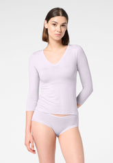 Maglia Maniche 3 -4 in Micromodal e Cashmere Perfect Cashmere - Lilla 12 - Lilac 12 | Oroblù