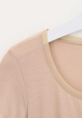 Maglia Manica Corta in Modal Elasticizzato Perfect Line - Cipria - Powder | Oroblù