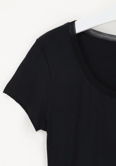 Maglia Manica Corta in Modal Elasticizzato Perfect Line - Nero - Black | Oroblù