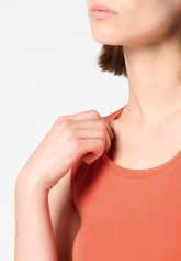 Canotta Spalla Larga in Modal Elasticizzato Perfect Line - Arancio Mandarino 9 - Mandarin 9 | Oroblù