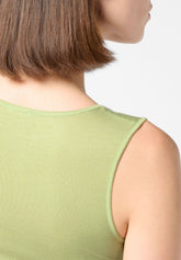 Top Spalla Larga in Micromodal e Cashmere Perfect Line Cashmere - Pistacchio 1 - Pistacchio 1 | Oroblù